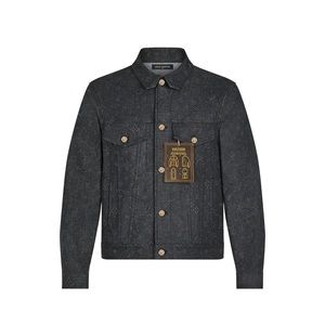 LOUIS VUITTON MONOGRAM DNA DENIM JACKET Size 50